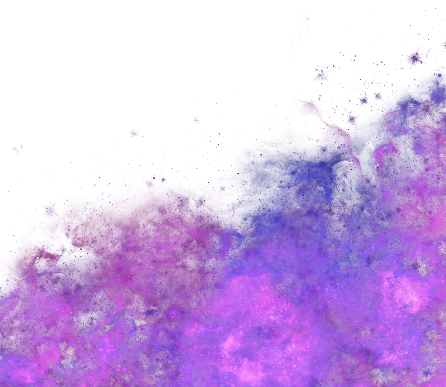Purple And Pink Galaxy Border